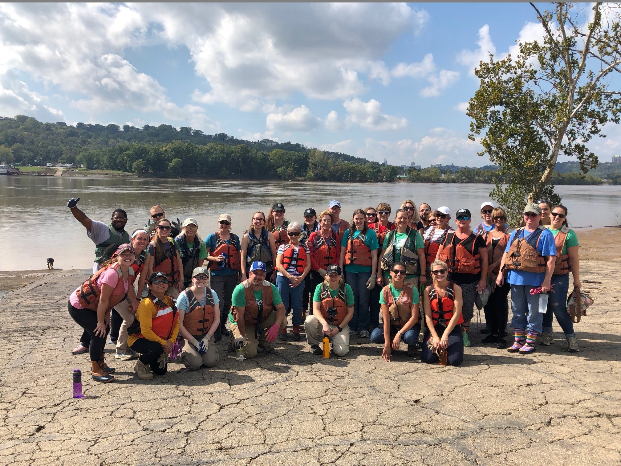 Cleaning up the Ohio River with the Family Community Service program