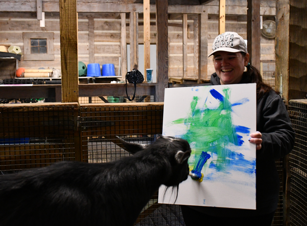 goat painting